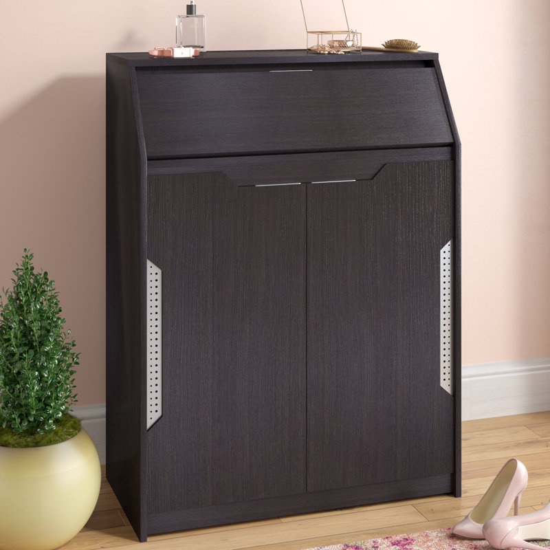 Latitude Run Espresso 12Pair Shoe Storage & Reviews Wayfair